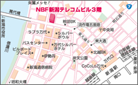 『ゼクシィなび』新潟カウンター周辺地図