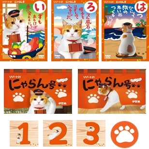 車外ラッピング、サイドボード、号車札
などのデザイン